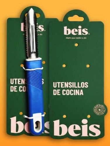 Packaging de utensilios de cocina producido por Malegraf